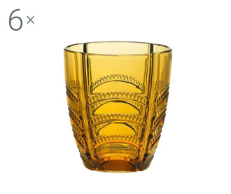 Set 6 pahare Luxor Amber 320 ml