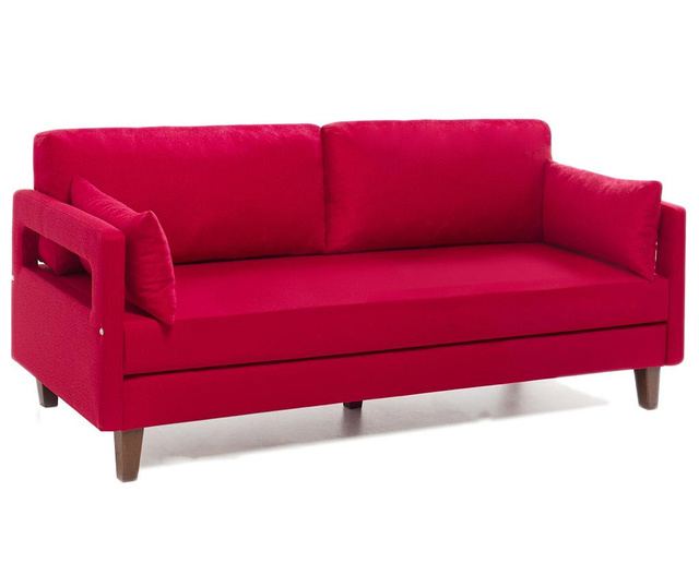 Comfort Red Kihúzható háromszemélyes kanapé