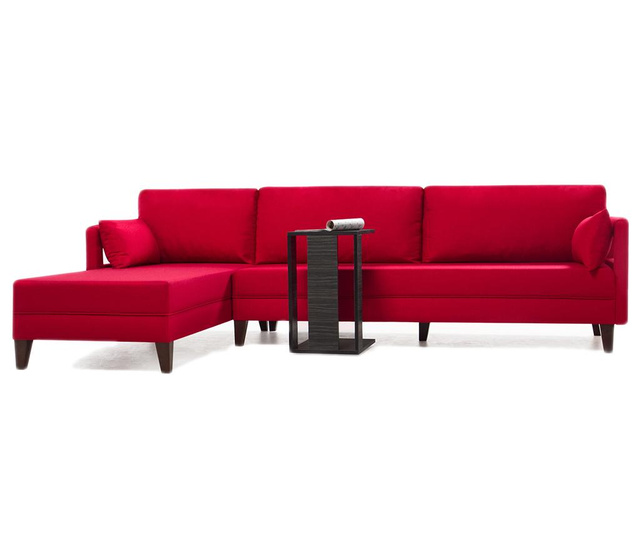 Модулен ляв ъглов диван Comfort Red