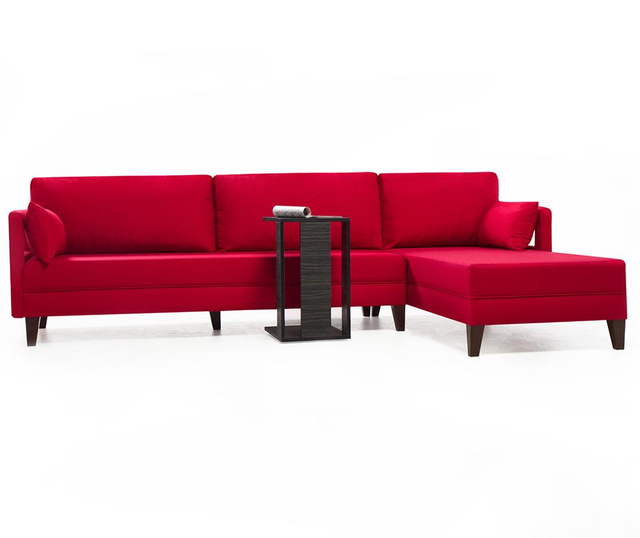 Модулен десен ъглов диван Comfort Red