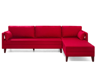 Модулен десен ъглов диван Comfort Red