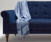 Madona Dark Blue Kihúzható háromszemélyes kanapé