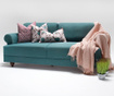 Set kauč trosjed i tabure za noge Samara Turquoise