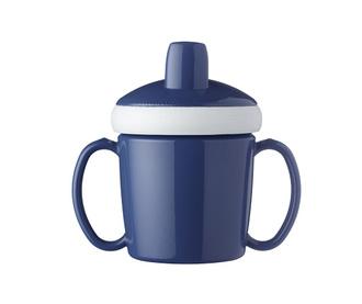 Otroška skodelica s pokrovom Nordic Blue 200 ml