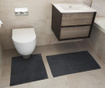 Set - brisača za na tla in kopalniška preproga Reversible Verica Grey