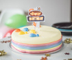 Decoratiune luminoasa pentru tort Happy Birthday