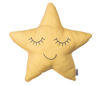 Perna decorativa Twinkle Star Yellow 35x35 cm