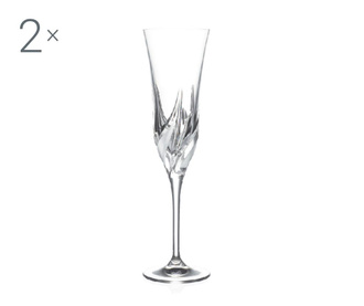 Set 2 čaše za šampanjac Cetona 170 ml