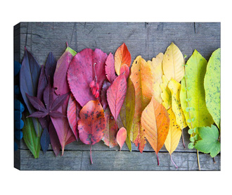 Gradient Leaves Kép 50x70  cm