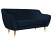 Benito Dark Blue Natural Kétszemélyes kanapé