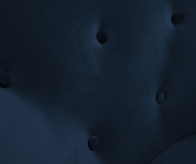 Fotoliu Mazzini Sofas, Amelie Dark Blue Natural, albastru inchis, 102x73x83 cm