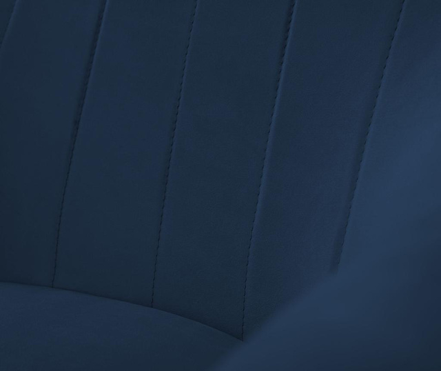 Fotoliu Mazzini Sofas, Benito Dark Blue Natural, albastru inchis, 83x102x73 cm