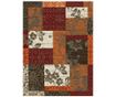 Covor Patchwork Border Terra Red 80x300 cm