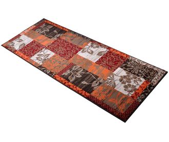 Covor Patchwork Border Terra Red 80x300 cm