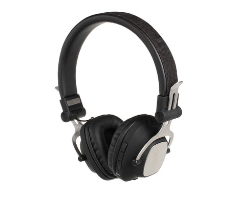 Compatible Black Bluetooth fejhallgató mikrofonnal