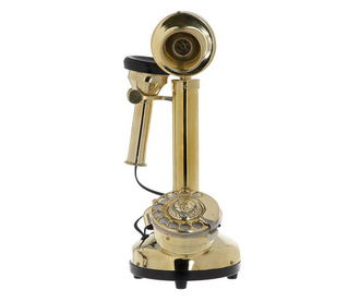 Golden Antique Telephone Dísztárgy