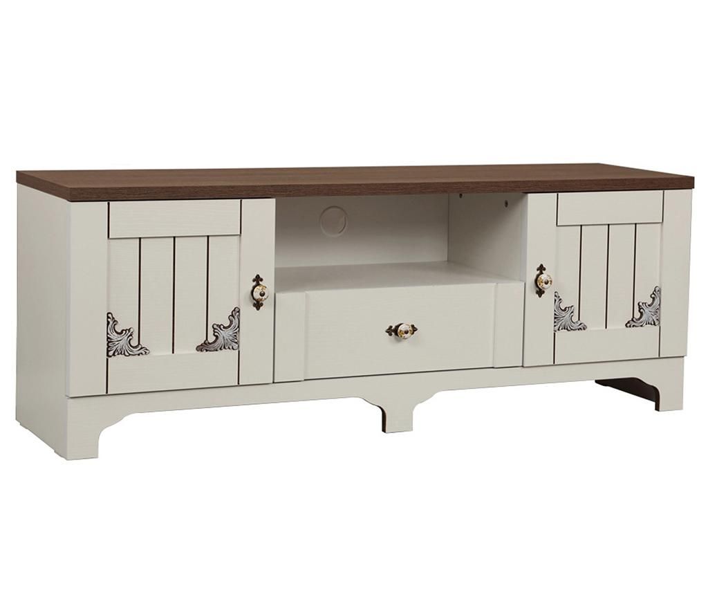 Κομότα TV Gazel White Brown