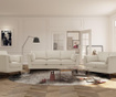 Canapea 3 locuri Jalouse Maison, Elisa Cream, crem, 207x90x90 cm