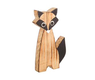 Decoratiune Bizzotto, Wild Fox, lemn, 11x3x20 cm