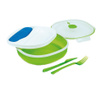 Cutie pentru pranz cu 2 tacamuri Ideal Lunch Green 2 L