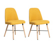 Set 2 scaune Norah Yellow