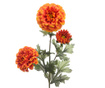 Комплект 6 изкуствени цветя Dahlia Orange