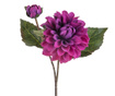 Комплект 6 изкуствени цветя Dahlia Romantique Burgundy