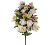 Buchet flori artificiale Orchid and Roses Pink