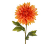 Set 6 flori artificiale Dahlia Single Orange