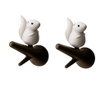 Set 2 cuiere Squirrel White Brown