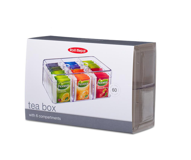 Clear Tea Teatartó doboz fedővel