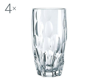 Set 4 čaše Nachtmann Sphere Crystalite 385 ml