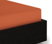 Cearsaf de pat cu elastic Satin Mecca Orange 90x200 cm
