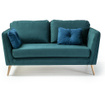 Canapea 2 locuri Clara Basel Green Blue