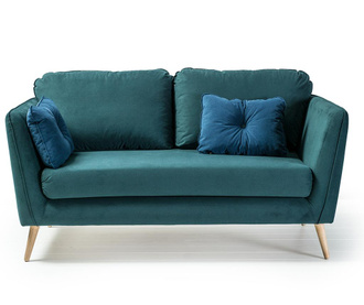 Canapea 2 locuri Clara Basel Green Blue