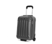 Madrid Dark Grey Gurulós bőrönd 27 L