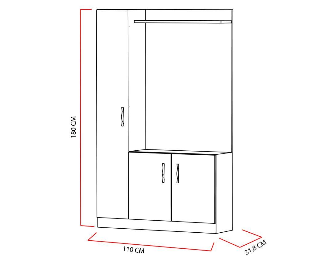 Vješalica Naturel  White - 4
