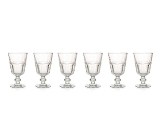 Set 6 čaša s nogom Floyd Transparent 270 ml