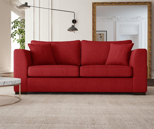 Sofa trosjed Taffetas Glamour Red