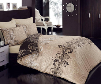 Posteljina King Satin Cemile Beige