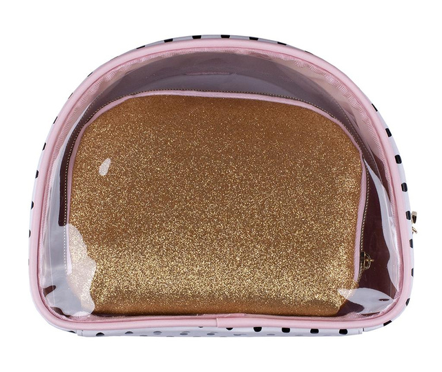 Set 3 kozmetičnih torbic Bride Glitter