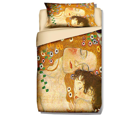Posteljnina Single Ranforce Klimt Mother and Child