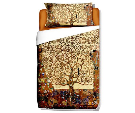 Κουβέρτα καπιτονέ Klimt Tree of Life 180x260 cm
