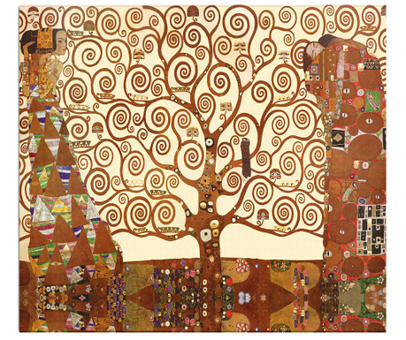 RESIGILAT Tablou Polo Ovest, Klimt Tree of Life, panza imprimata, 120x140 cm