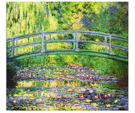 Slika Monet Japanese Bridge 85x100 cm