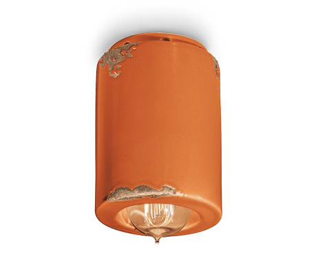 Stropna svjetiljka Vintage Cylinder Orange