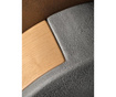 Plafoniera Ferroluce Retrò, Mateca Cement, lemn de frasin, 40x40x12 cm