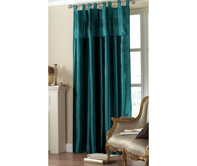 Zastor Taffeta Bit Turquoise 145x228 cm