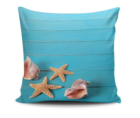 Perna decorativa Cushion Love, Cortney, bumbac, poliester, 45x45 cm