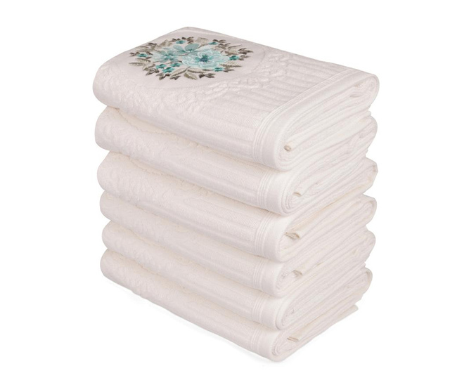 Set 6 kupaonskih ručnika Beatrice Multicolor 50x90 cm